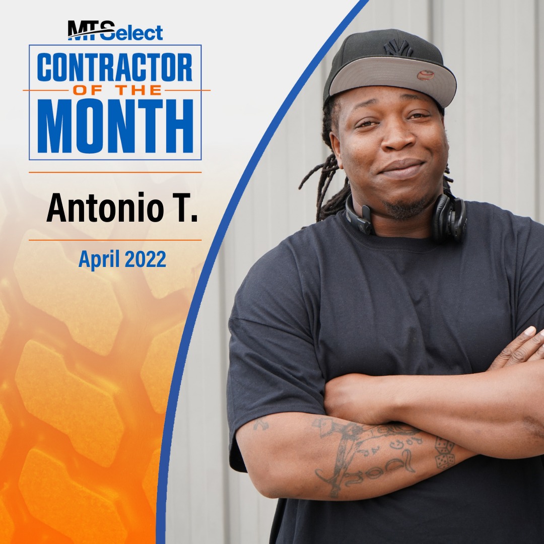 April 2022 Contractor of the Month-Antonio T.